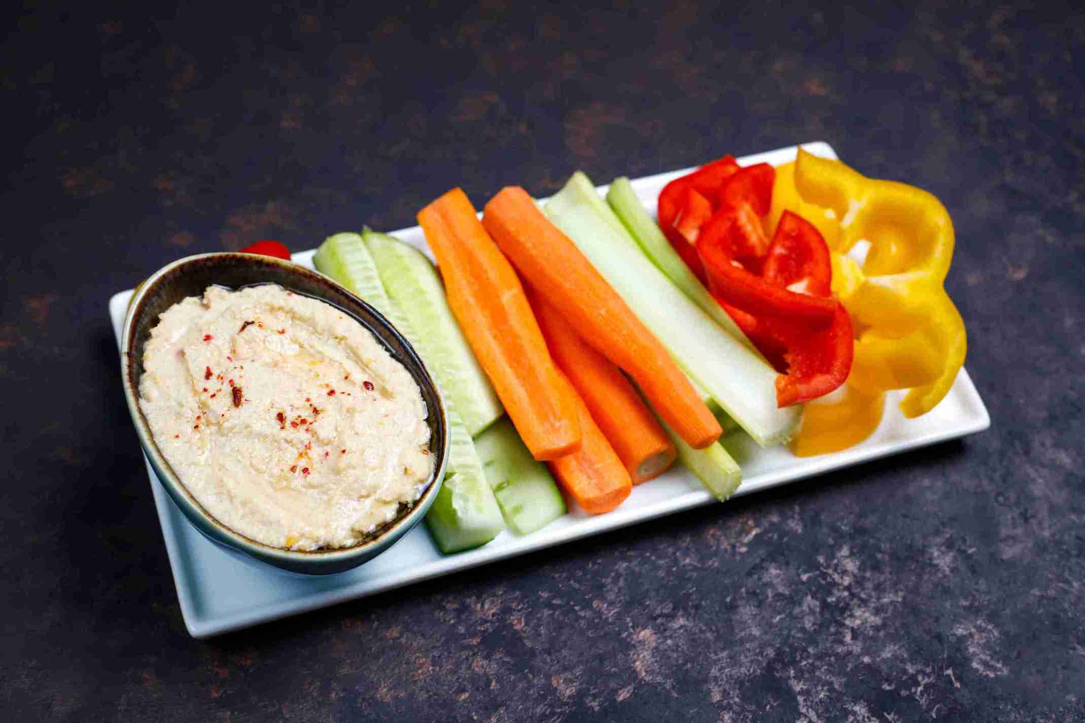Veggie Sticks with Hummus